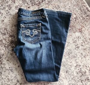 Express Dark Blue Boot Cut Jeans